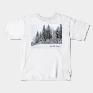 Winter Peace Kids T-Shirt